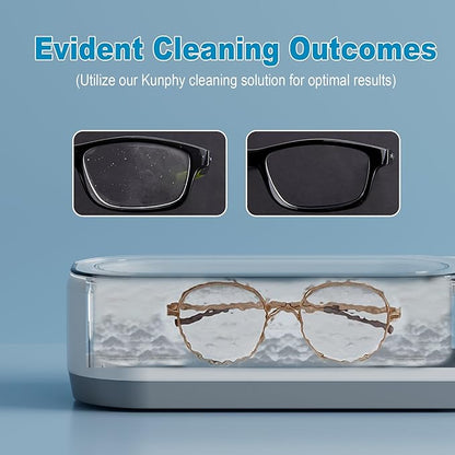 Ultrasonic Eyeglass Cleaner – Deep-Clean Jewelry & Lenses