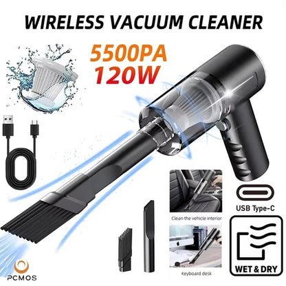 Cordless Car Vacuum Cleaner – Strong Suction & Easy Cleaning