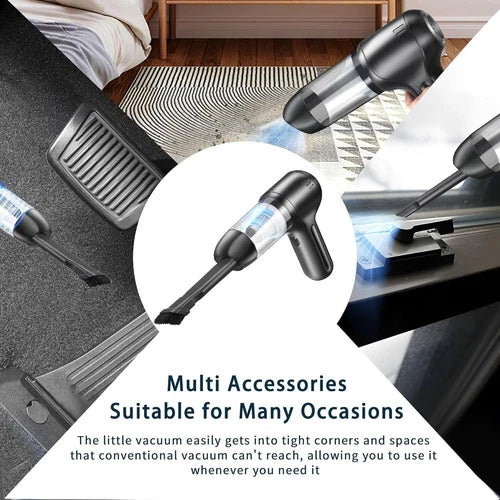 Cordless Car Vacuum Cleaner – Strong Suction & Easy Cleaning